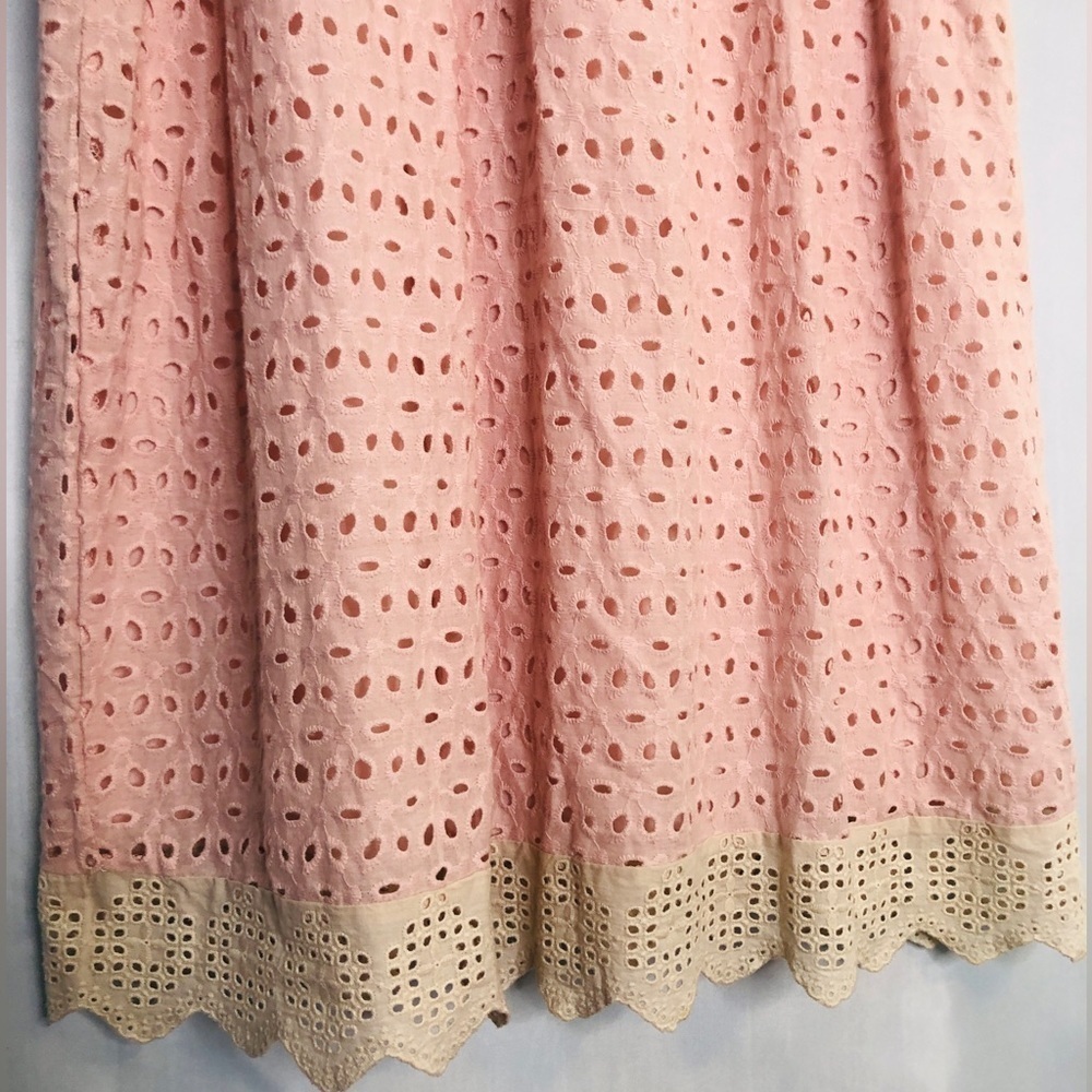 Women's Lace Ruffle Dress V-Neck Summer Babydoll Dress Size S - Picture 6 of 10